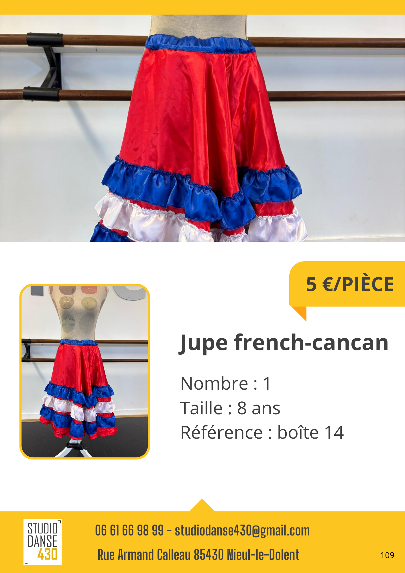 Jupe french-cancan
