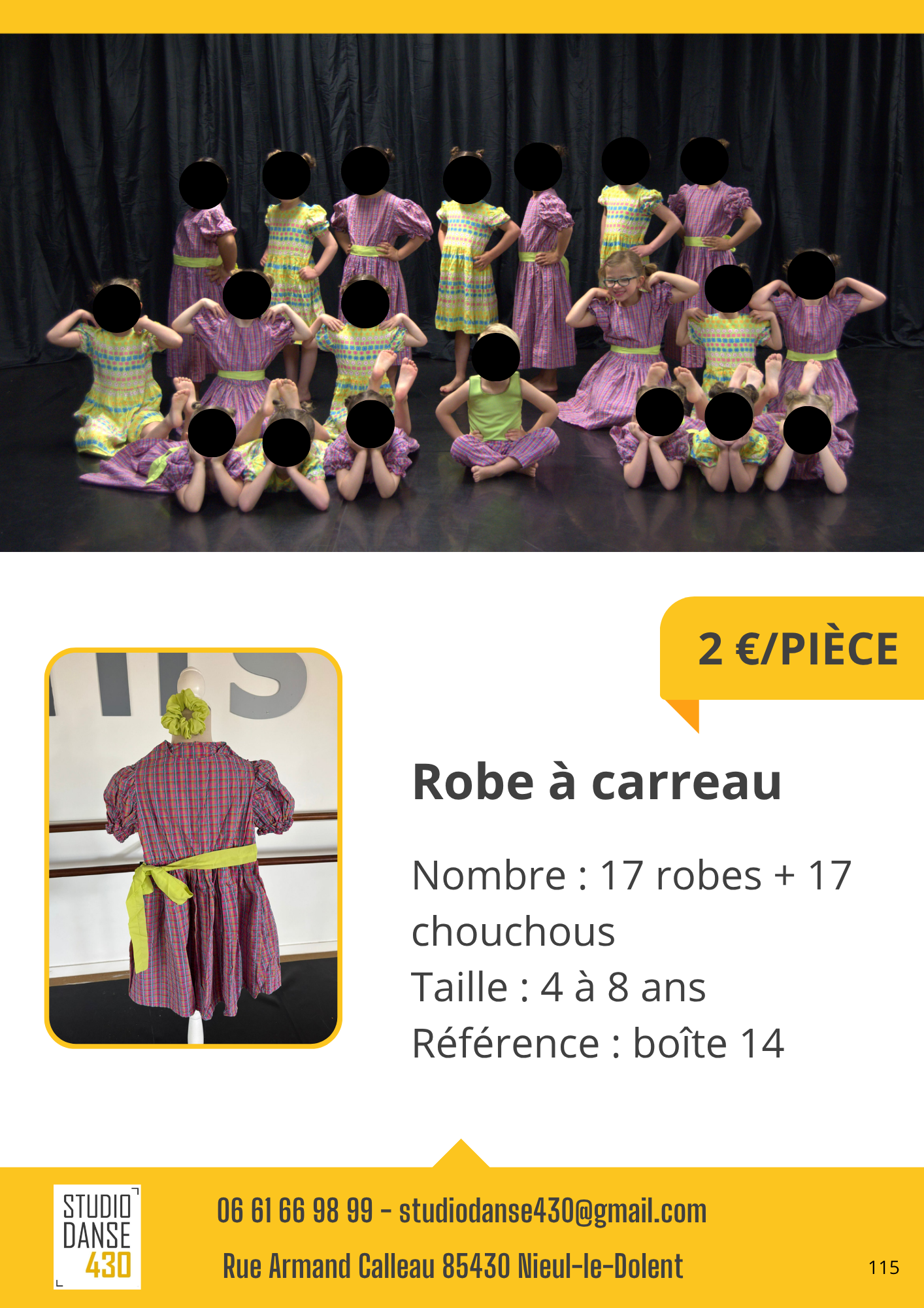 Robe à carreau
