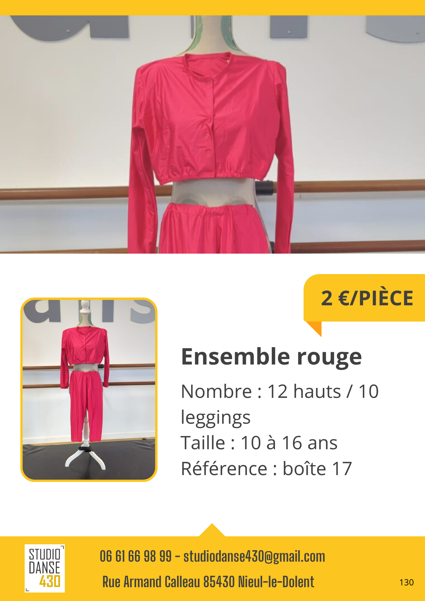 Ensemble rouge