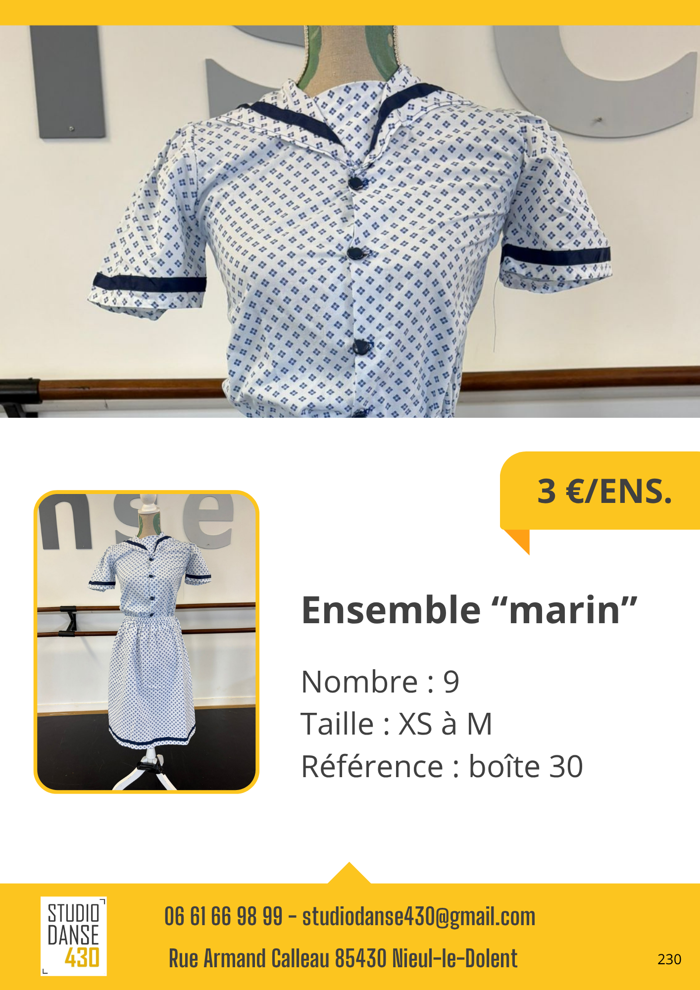 Ensemble "marin"