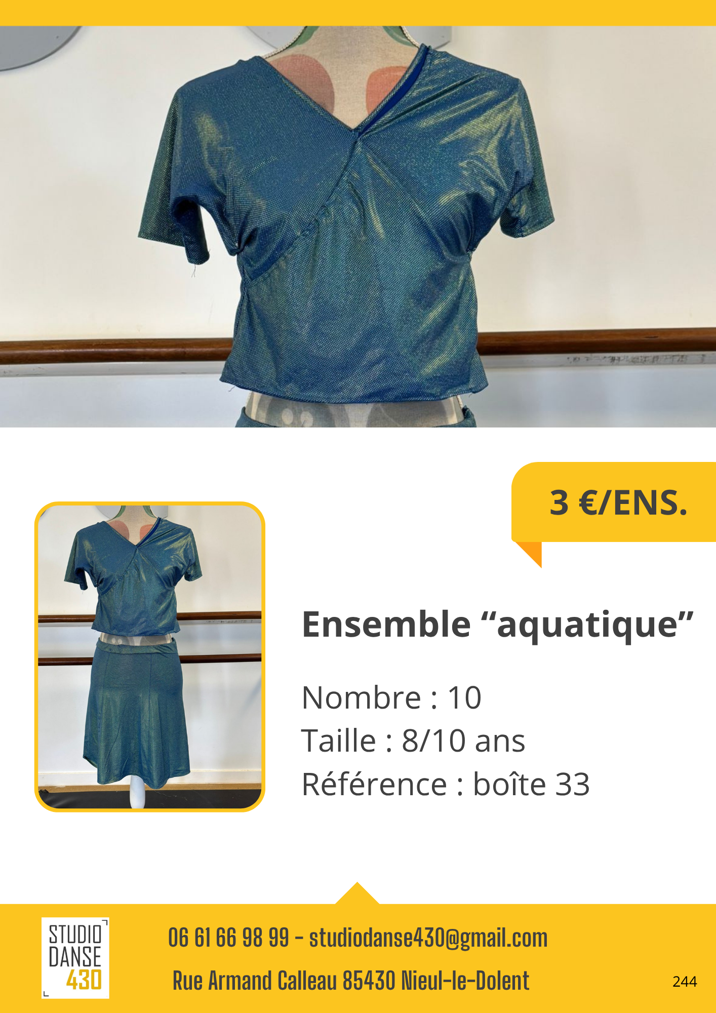 Ensemble "aquatique"