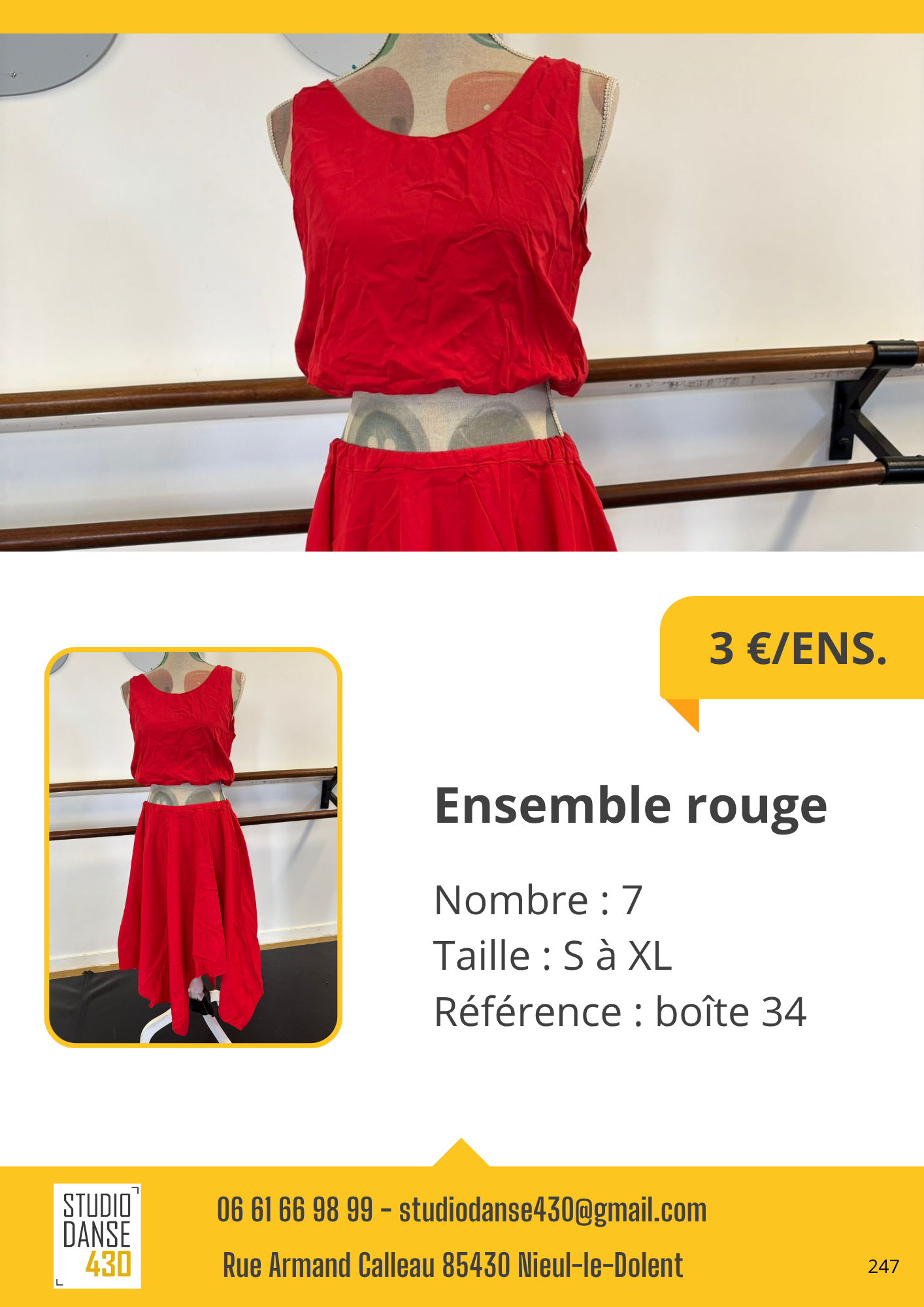 Ensemble rouge