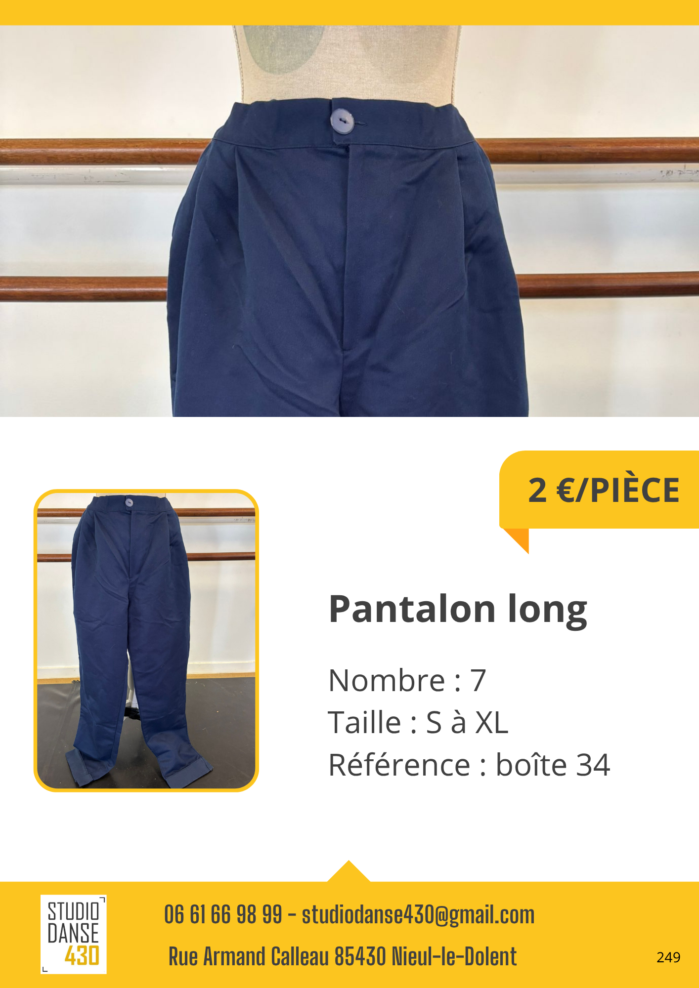 Pantalon long
