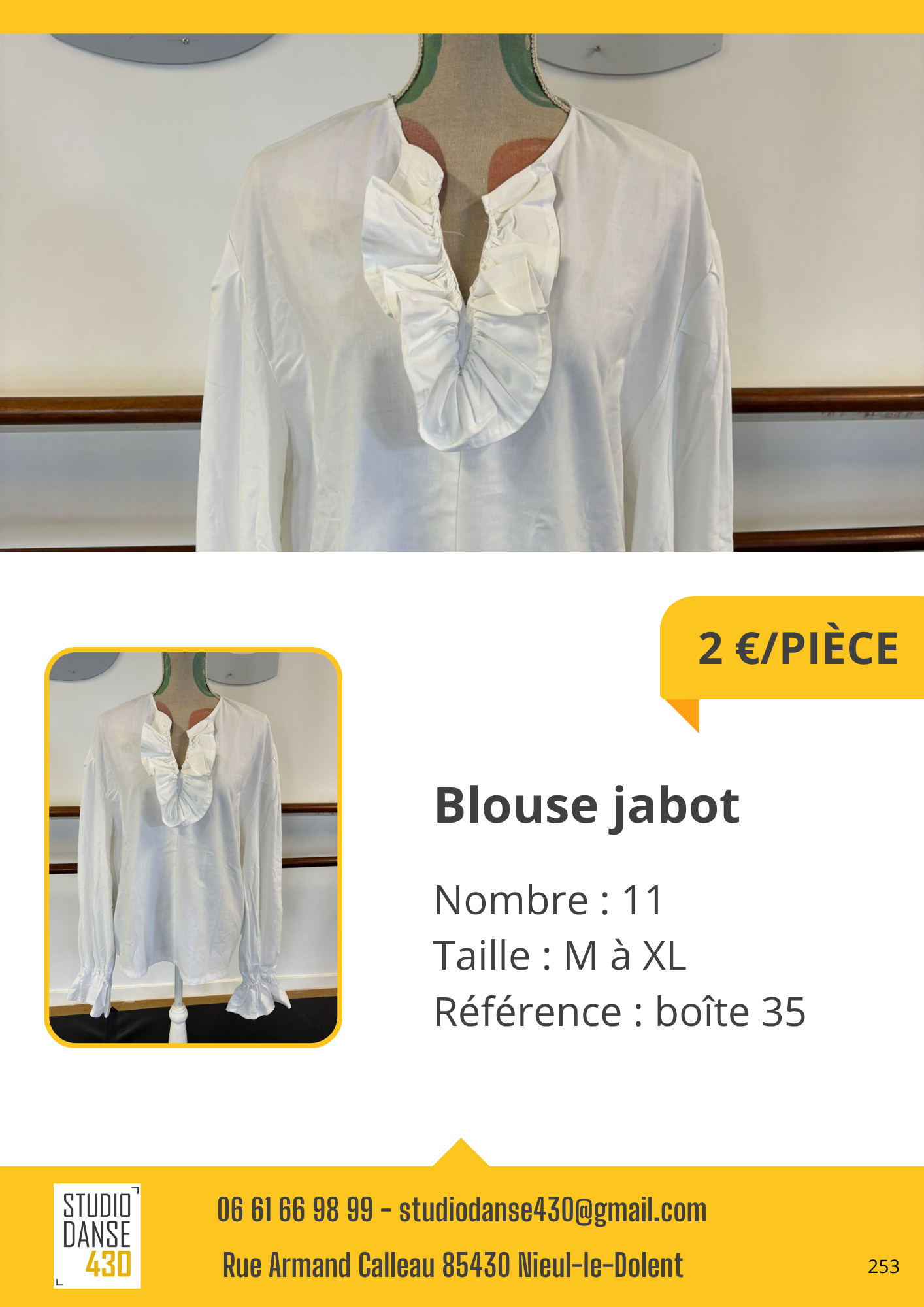 Blouse jabot