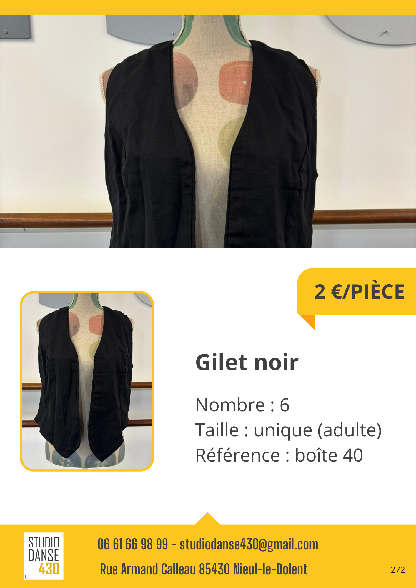Gilet noir