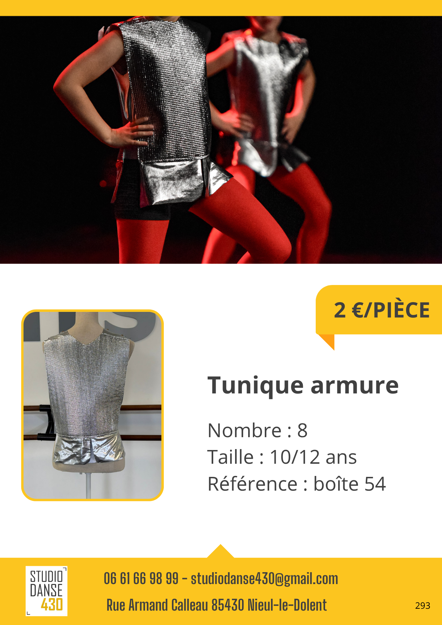 Tunique armure