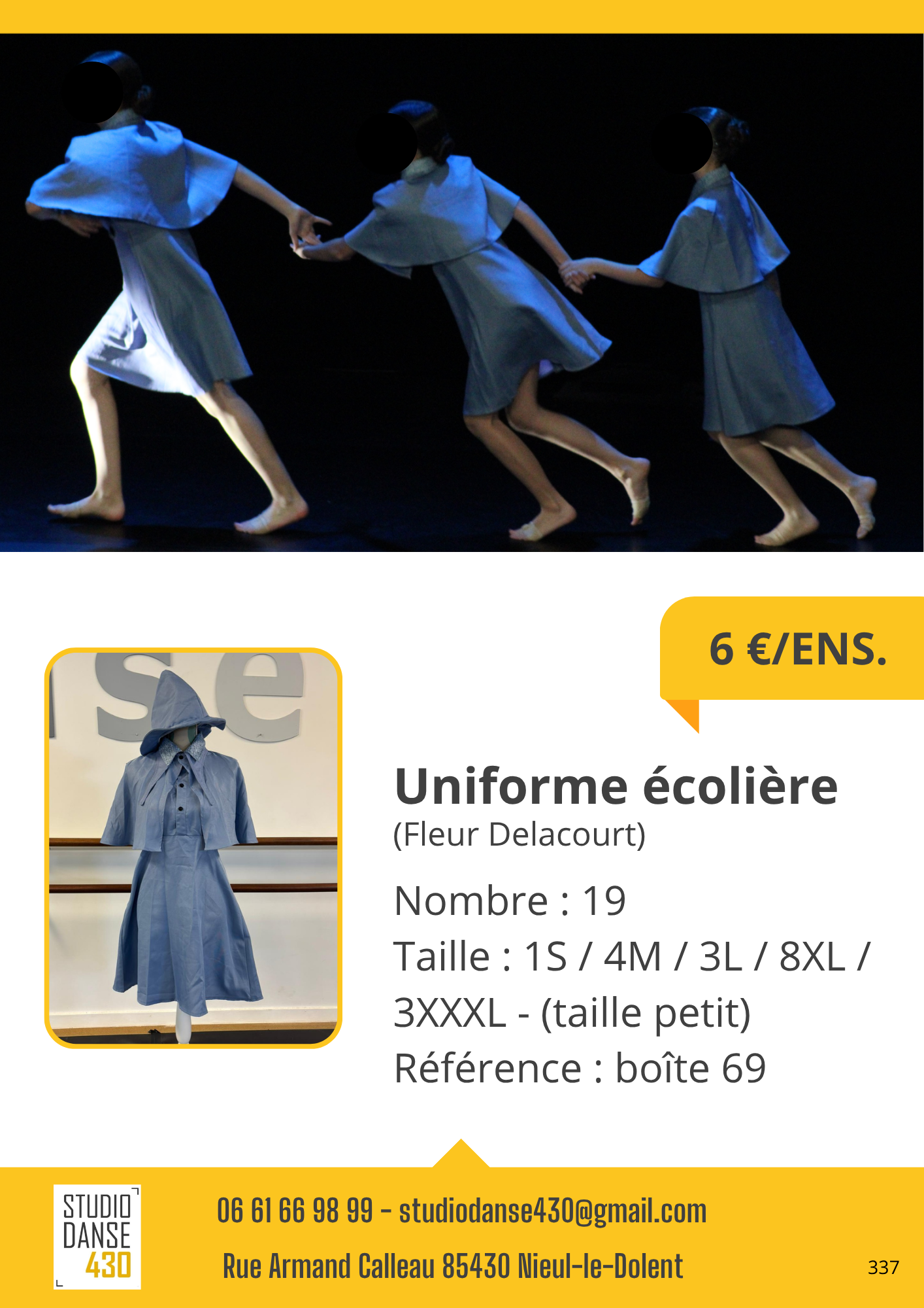 Uniforme écolière (Fleur Delacourt)