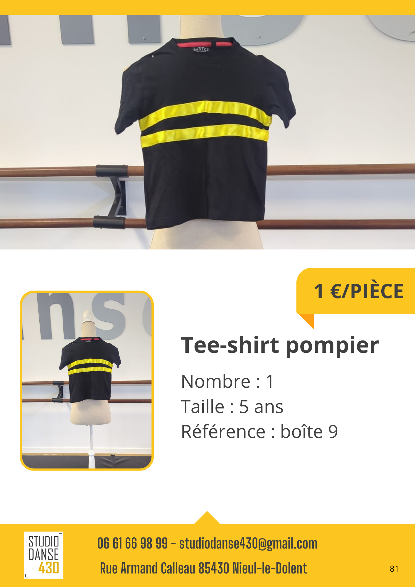 PIÈCE Tee-shirt pompier