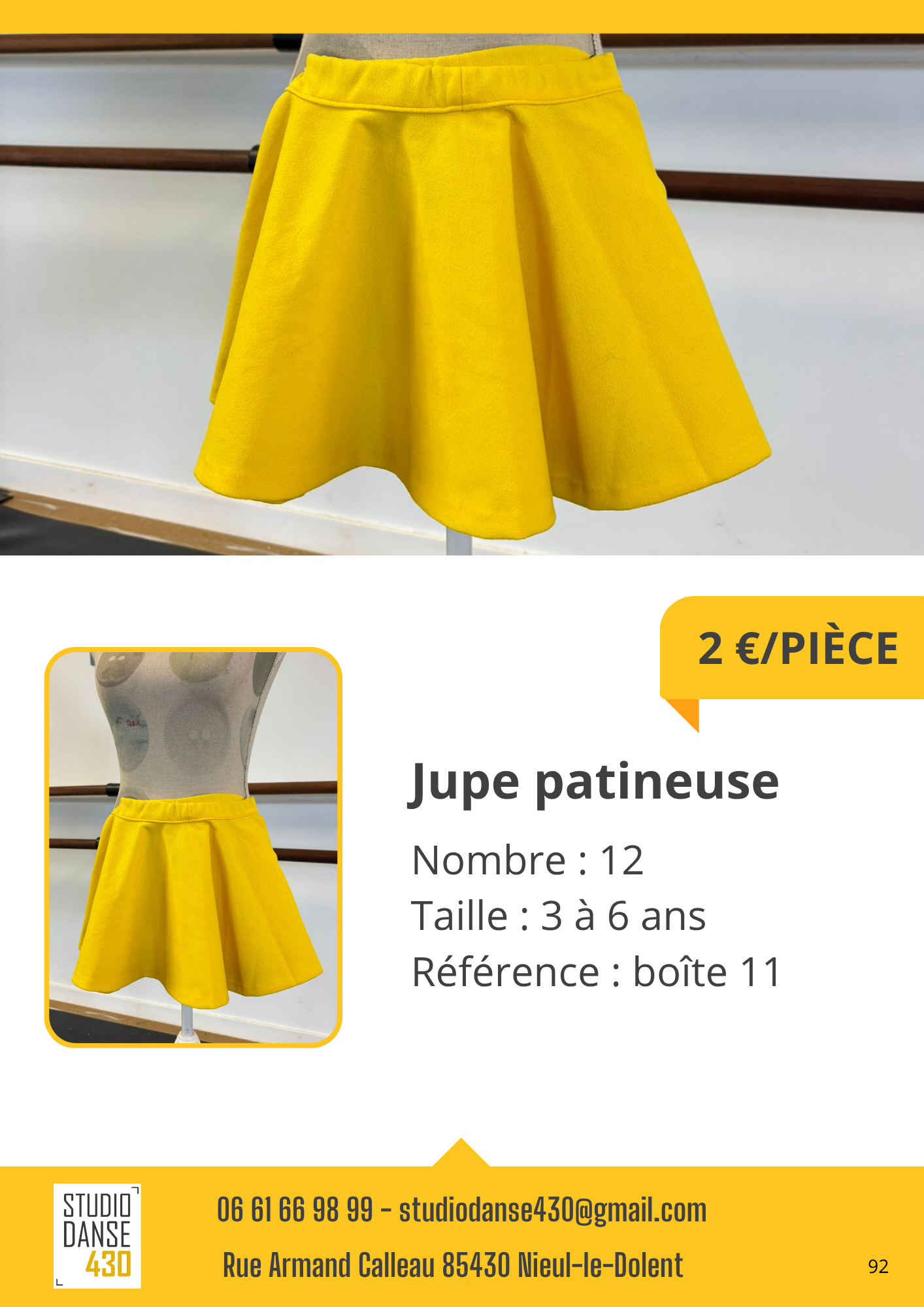 Jupe patineuse